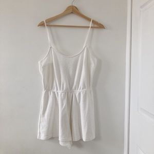 Soft robe/towel romper